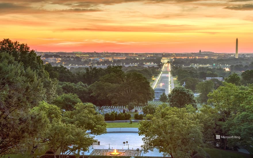 Arlington National Cemetery in Virginia
