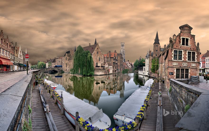 Canals of Bruges, Belgium