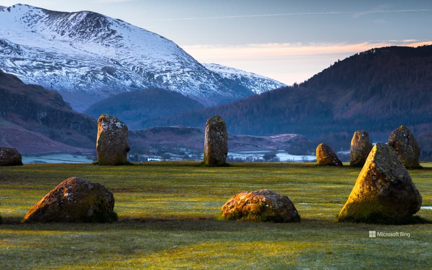 Castlerigg Stone Circle, Lake District National Park, England