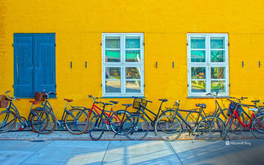 Bicycles in Copenhagen, Denmark