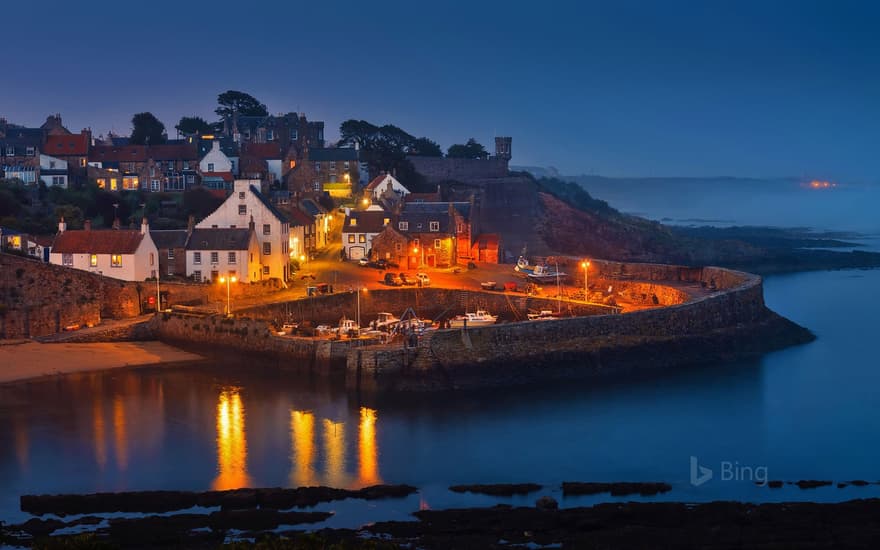 Crail Harbour in the East Neuk of Fife, Scotland