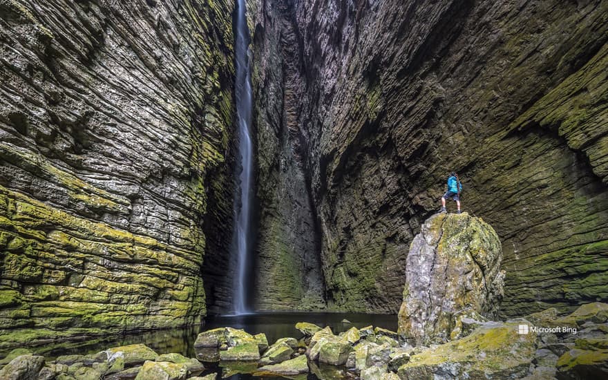 Fumacinha Waterfall, Chapada Diamantina, Brazil
