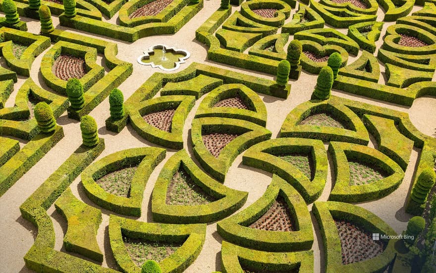 Formal Château de Villandry, Loire Valley, France