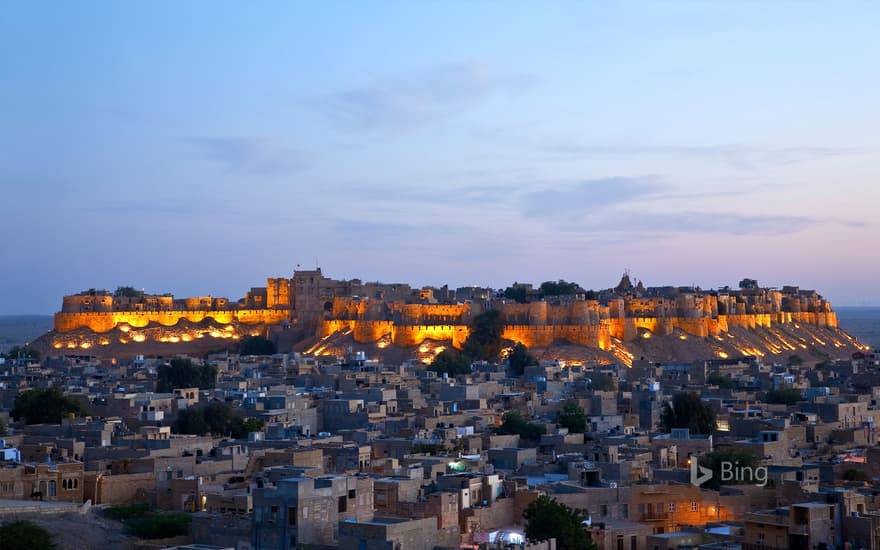 Jaisalmer Fort in Rajasthan, India