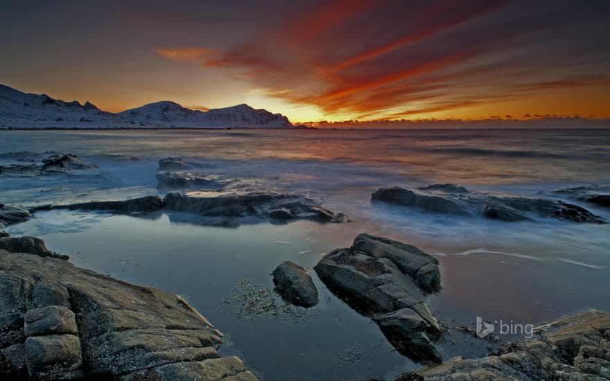 Skagsanden, Lofoten Islands, Norway