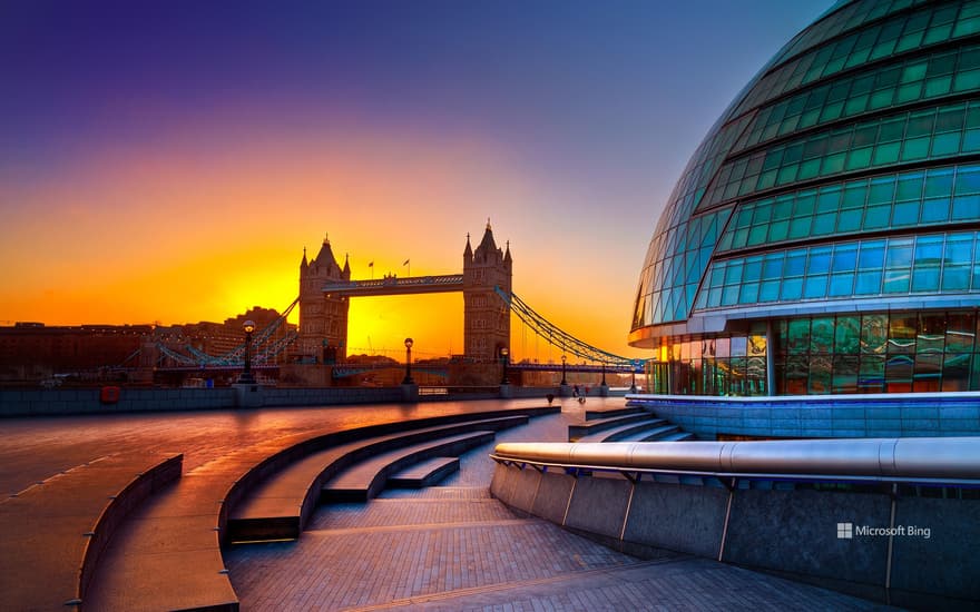 Tower Bridge in London, England