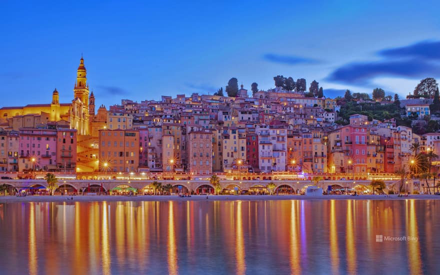 Menton, Cote d’Azur, France