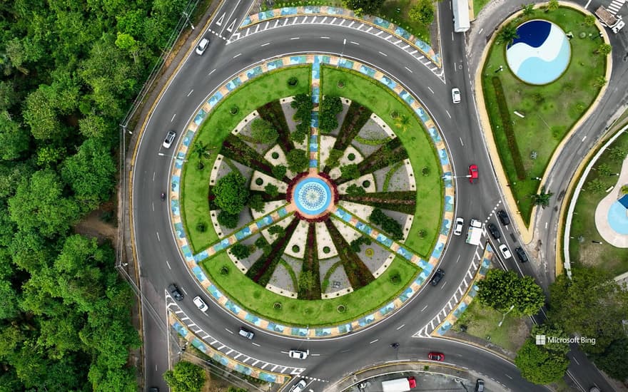 Letters Square Roundabout, Manaus, Brazil