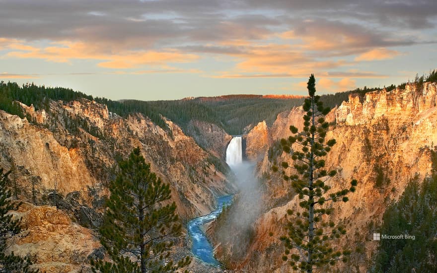 Lower Yellowstone Falls, Yellowstone National Park, Wyoming