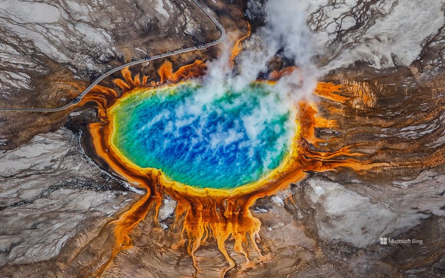 Grand Prismatic Spring, Yellowstone National Park, Wyoming, United States