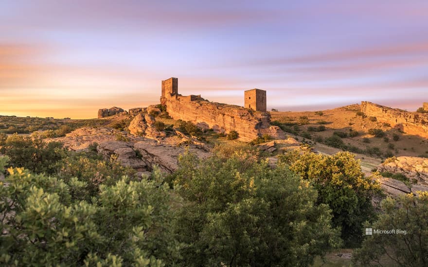 Castle of Zafra, Guadalajara province, Spain